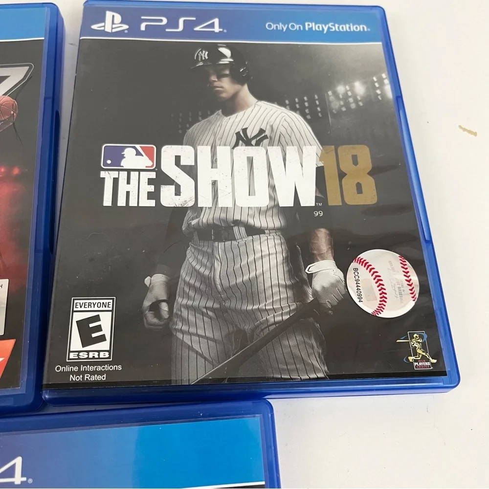 PS4 Madden 18 / NBA 2K17 / The Show 18 3 Pack Sony PlayStation 4 Set Video Games